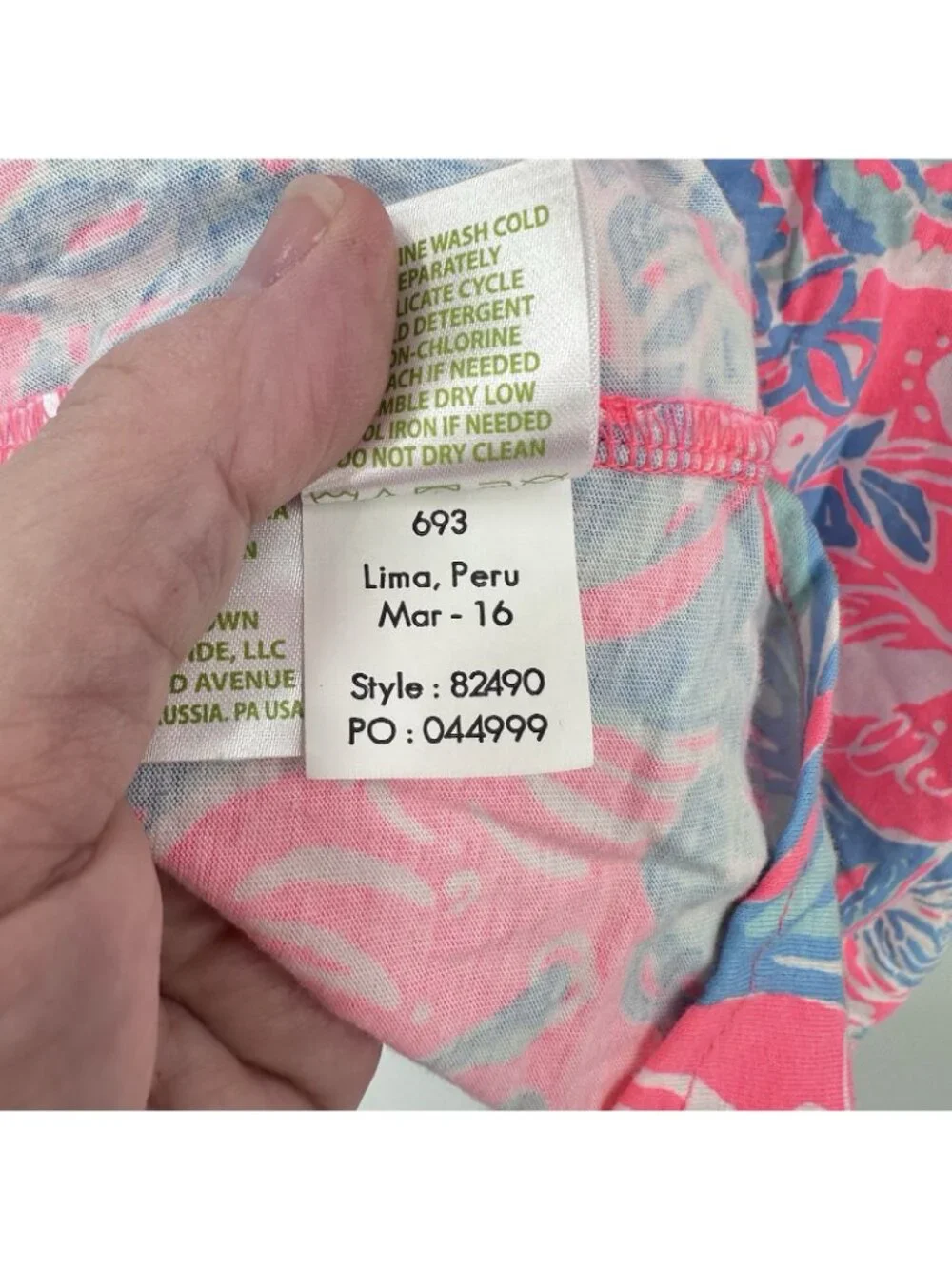 LILLY PULITZER Windsor dress M Vibrant Tropical Print Strapless Sundress Resort - Picture 10 of 10